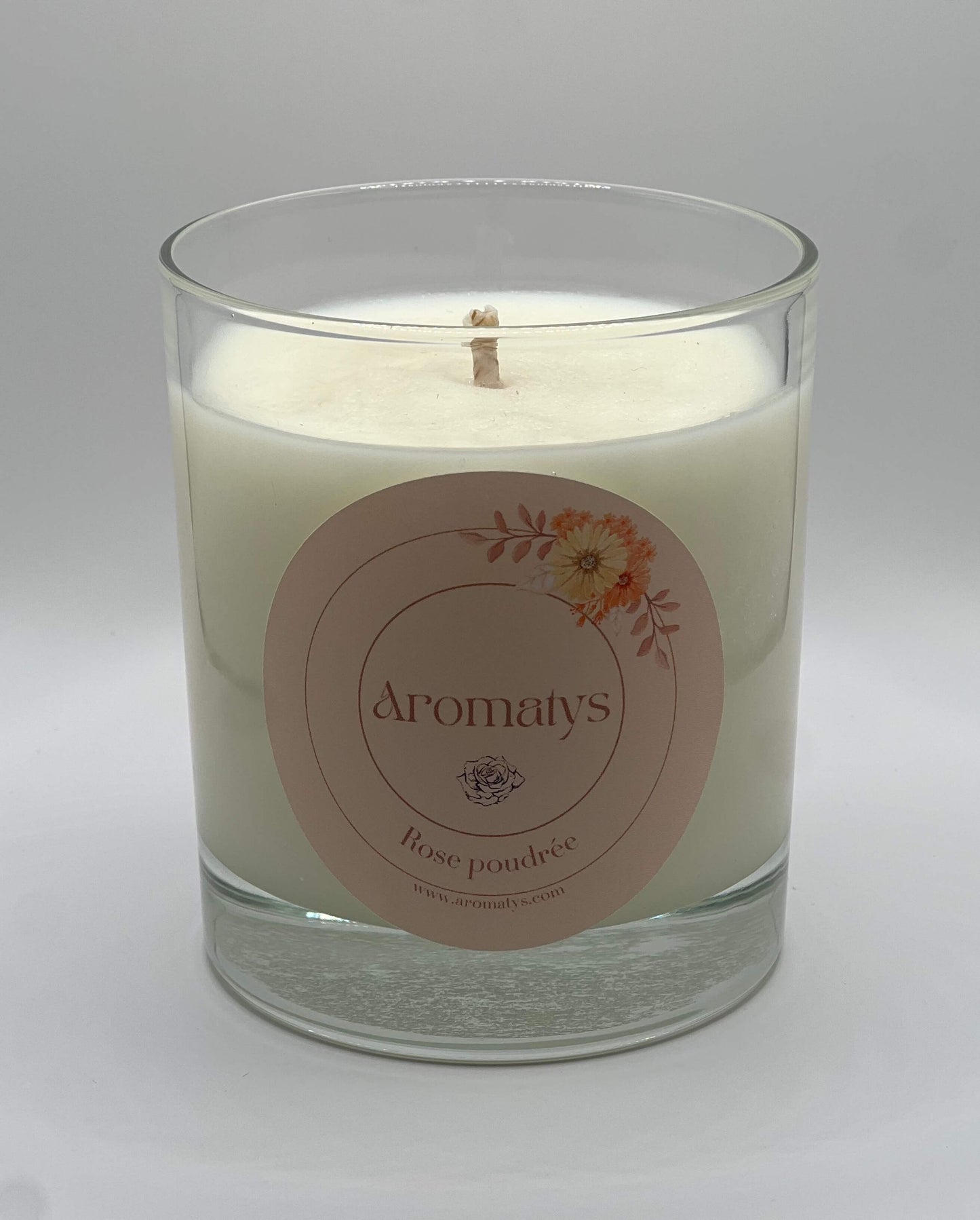Bougie Rose Poudrée