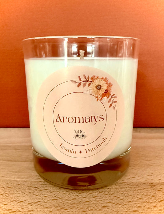 Bougie jasmin patchouli