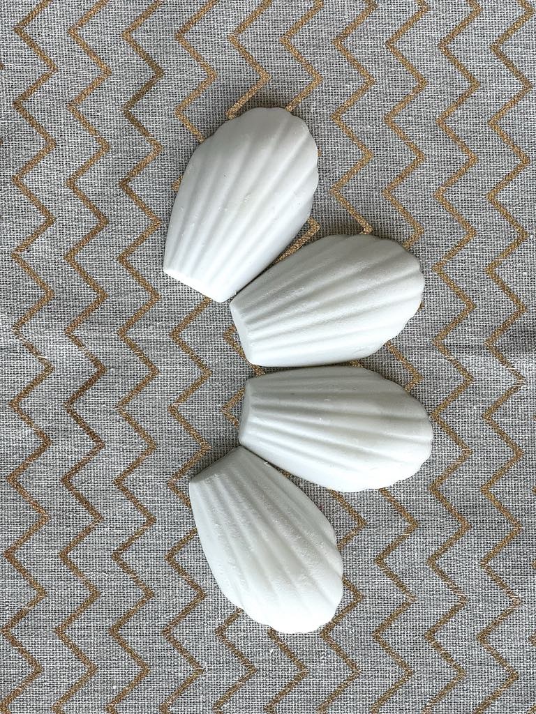 Fondants vanille bourbon en forme de madeleines