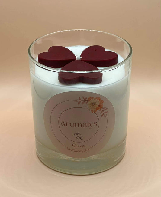 Bougie cœur Saint Valentin