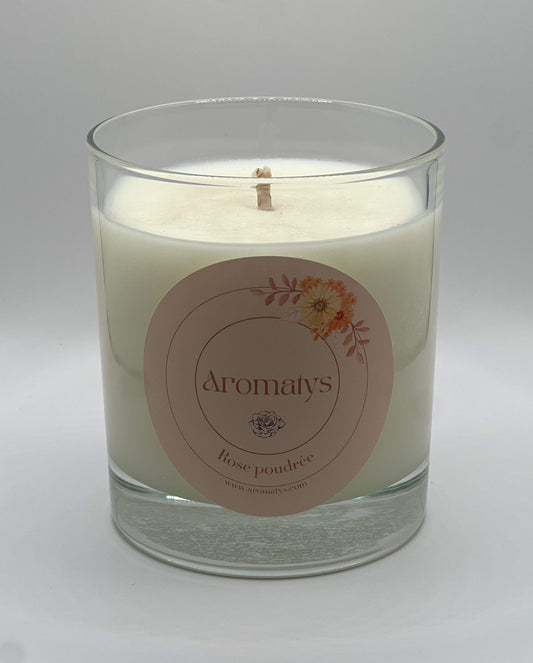 Bougie Rose Poudrée